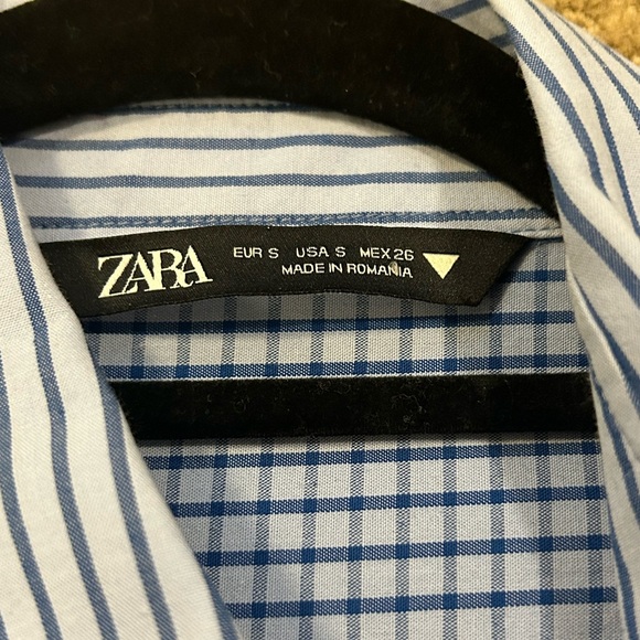 Zara Striped Collared Shirt - Picture 2 of 4